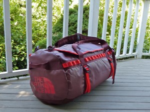 Two North Face duffels